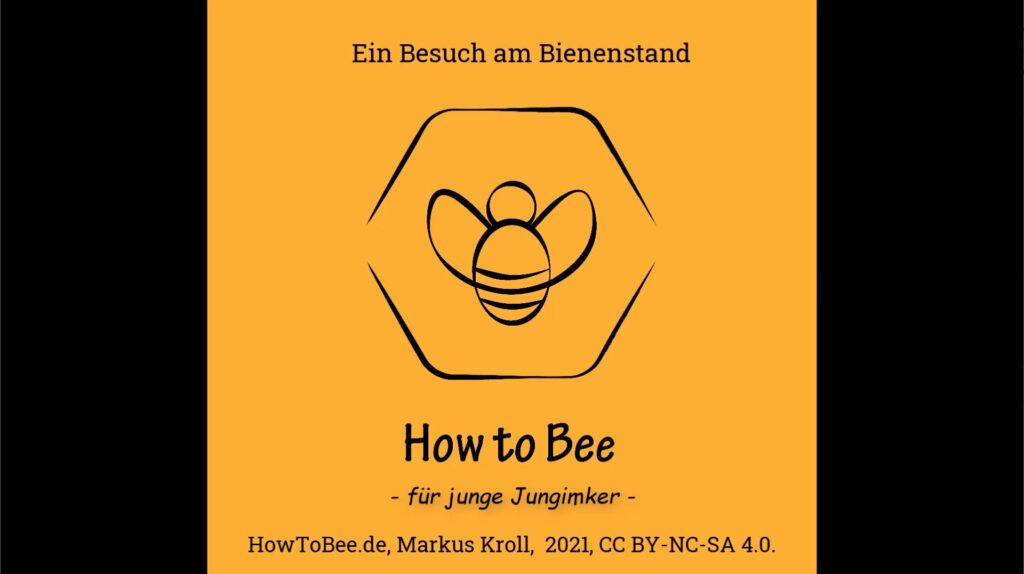 Mit dem Kindergarten am Bienenstand - howtobee für junge Jungimker